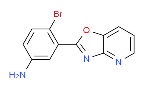 4-Bromo-3-(oxazolo[4,5-b]pyridin-2-yl)aniline