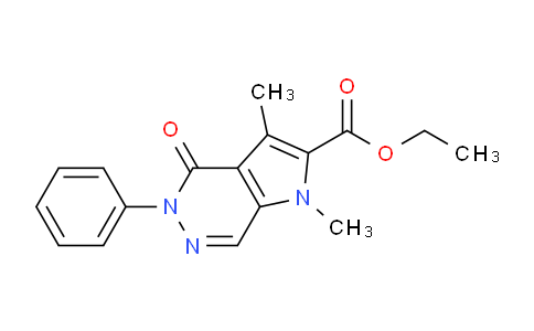 AM240018 | 150582-31-3 | Ethyl 1,3-dimethyl-4-oxo-5-phenyl-4,5-dihydro-1H-pyrrolo[2,3-d]pyridazine-2-carboxylate