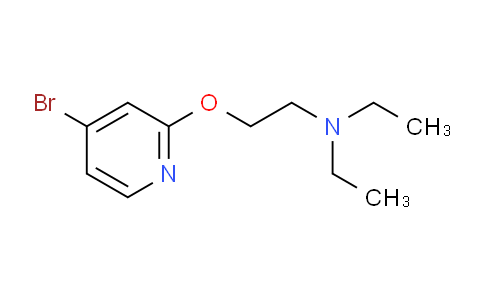 2-((4-Bromopyridin-2-yl)oxy)-N,N-diethylethanamine