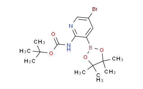 AM240030 | 1263142-42-2 | tert-Butyl (5-bromo-3-(4,4,5,5-tetramethyl-1,3,2-dioxaborolan-2-yl)pyridin-2-yl)carbamate