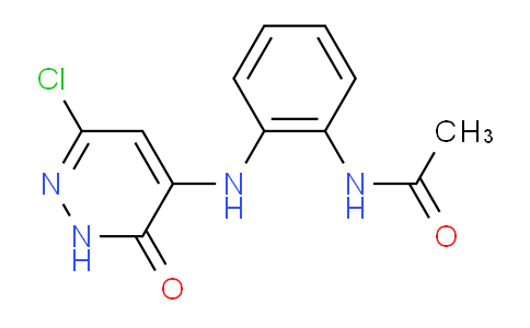 N-(2-((6-Chloro-3-oxo-2,3-dihydropyridazin-4-yl)amino)phenyl)acetamide