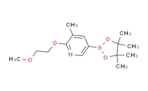 AM240121 | 1354712-71-2 | 2-(2-Methoxyethoxy)-3-methyl-5-(4,4,5,5-tetramethyl-1,3,2-dioxaborolan-2-yl)pyridine