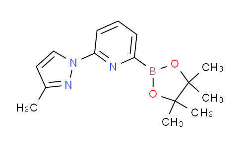 2-(3-Methyl-1H-pyrazol-1-yl)-6-(4,4,5,5-tetramethyl-1,3,2-dioxaborolan-2-yl)pyridine