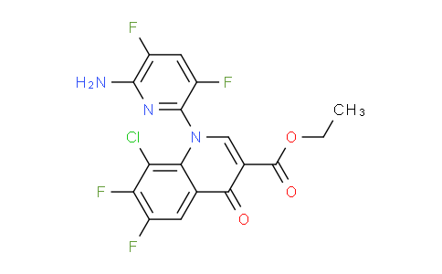AM240163 | 189279-51-4 | Ethyl 1-(6-amino-3,5-difluoropyridin-2-yl)-8-chloro-6,7-difluoro-4-oxo-1,4-dihydroquinoline-3-carboxylate