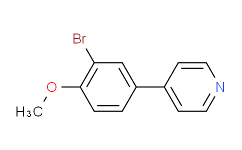 AM240166 | 191602-60-5 | 4-(3-Bromo-4-methoxyphenyl)pyridine