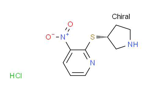AM240203 | 1417789-69-5 | (R)-3-Nitro-2-(pyrrolidin-3-ylthio)pyridine hydrochloride