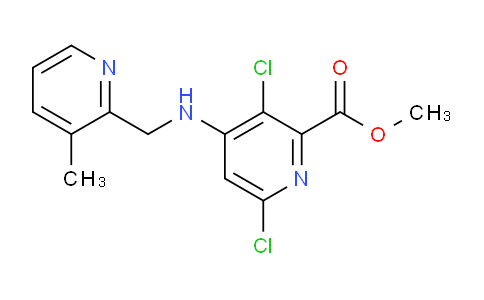 AM240219 | 1259329-30-0 | Methyl 3,6-dichloro-4-(((3-methylpyridin-2-yl)methyl)amino)picolinate