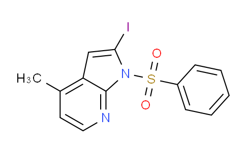 AM240283 | 1227270-47-4 | 2-Iodo-4-methyl-1-(phenylsulfonyl)-1H-pyrrolo[2,3-b]pyridine