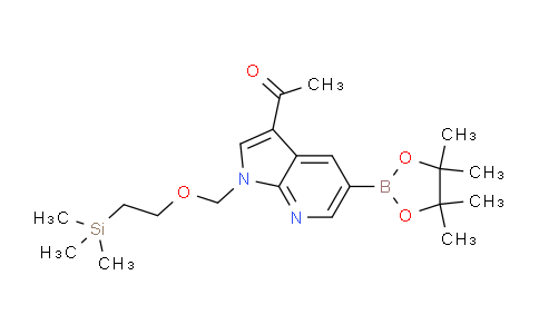 AM240316 | 1071454-96-0 | 1-(5-(4,4,5,5-Tetramethyl-1,3,2-dioxaborolan-2-yl)-1-((2-(trimethylsilyl)ethoxy)methyl)-1H-pyrrolo[2,3-b]pyridin-3-yl)ethanone