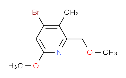 AM240318 | 905557-12-2 | 4-Bromo-6-methoxy-2-(methoxymethyl)-3-methylpyridine