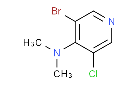 3-Bromo-5-chloro-N,N-dimethylpyridin-4-amine