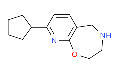 AM240427 | 956434-10-9 | 8-Cyclopentyl-2,3,4,5-tetrahydropyrido[3,2-f][1,4]oxazepine