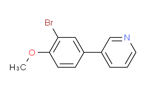 AM240432 | 914349-55-6 | 3-(3-Bromo-4-methoxyphenyl)pyridine