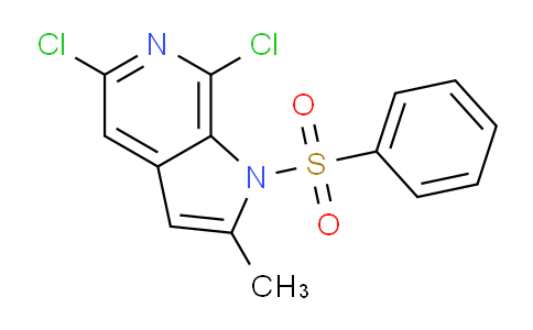 AM240520 | 1227269-17-1 | 5,7-Dichloro-2-methyl-1-(phenylsulfonyl)-1H-pyrrolo[2,3-c]pyridine