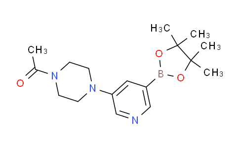 AM240578 | 1201644-39-4 | 1-(4-(5-(4,4,5,5-Tetramethyl-1,3,2-dioxaborolan-2-yl)pyridin-3-yl)piperazin-1-yl)ethanone