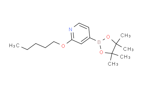 AM240649 | 1346707-89-8 | 2-(Pentyloxy)-4-(4,4,5,5-tetramethyl-1,3,2-dioxaborolan-2-yl)pyridine