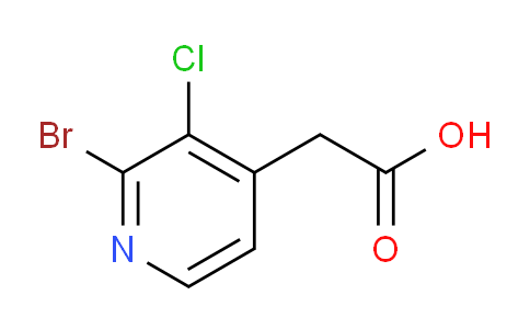 2-Bromo-3-chloropyridine-4-acetic acid