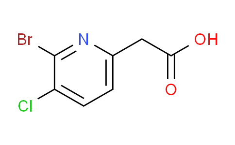 2-Bromo-3-chloropyridine-6-acetic acid
