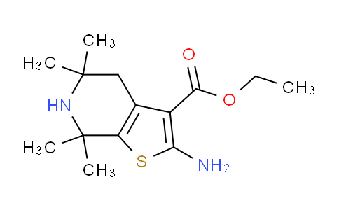 AM240674 | 133894-40-3 | Ethyl 2-amino-5,5,7,7-tetramethyl-4,5,6,7-tetrahydrothieno[2,3-c]pyridine-3-carboxylate