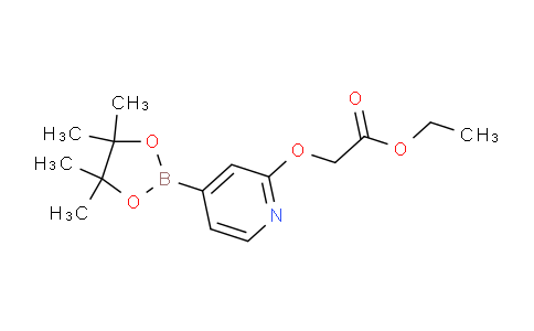 Ethyl 2-((4-(4,4,5,5-tetramethyl-1,3,2-dioxaborolan-2-yl)pyridin-2-yl)oxy)acetate