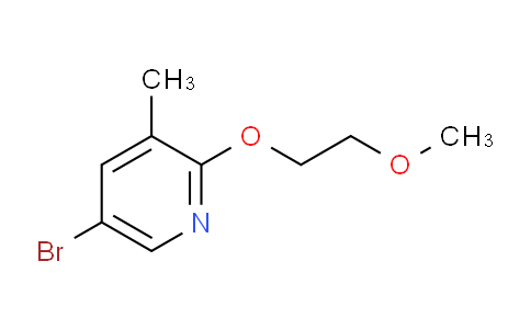 AM240685 | 1288996-83-7 | 5-Bromo-2-(2-methoxyethoxy)-3-methylpyridine