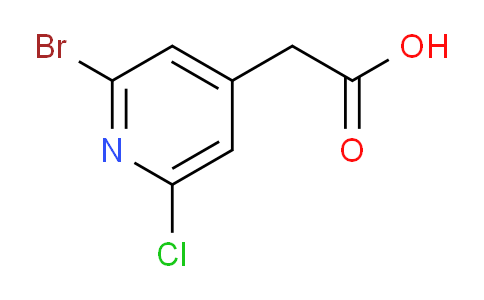 2-Bromo-6-chloropyridine-4-acetic acid