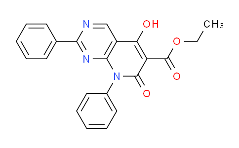 Ethyl 5-hydroxy-7-oxo-2,8-diphenyl-7,8-dihydropyrido[2,3-d]pyrimidine-6-carboxylate