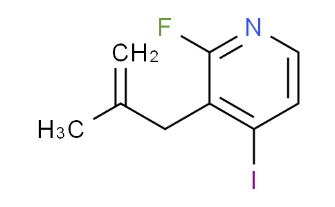 2-Fluoro-4-iodo-3-(2-methylallyl)pyridine