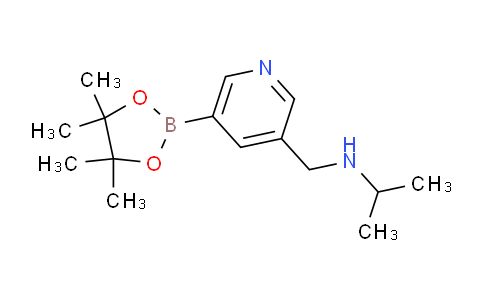 AM240859 | 919347-30-1 | N-((5-(4,4,5,5-Tetramethyl-1,3,2-dioxaborolan-2-yl)pyridin-3-yl)methyl)propan-2-amine