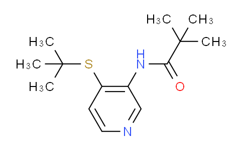 N-(4-(tert-Butylthio)pyridin-3-yl)pivalamide