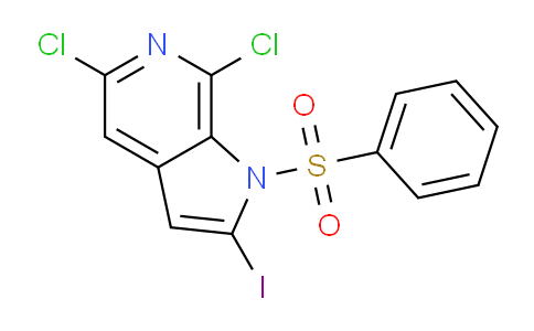 AM240925 | 1227267-02-8 | 5,7-Dichloro-2-iodo-1-(phenylsulfonyl)-1H-pyrrolo[2,3-c]pyridine