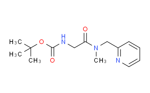 AM240927 | 1258649-76-1 | tert-Butyl (2-(methyl(pyridin-2-ylmethyl)amino)-2-oxoethyl)carbamate