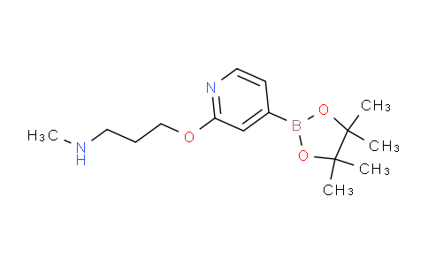 AM240934 | 1346697-32-2 | N-Methyl-3-((4-(4,4,5,5-tetramethyl-1,3,2-dioxaborolan-2-yl)pyridin-2-yl)oxy)propan-1-amine