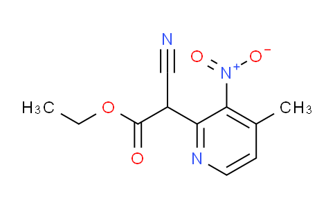 Ethyl 2-cyano-2-(4-methyl-3-nitropyridin-2-yl)acetate