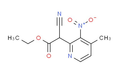 AM240942 | 56057-20-6 | Ethyl 2-cyano-2-(4-methyl-3-nitropyridin-2-yl)acetate