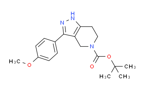 tert-Butyl 3-(4-methoxyphenyl)-6,7-dihydro-1H-pyrazolo[4,3-c]pyridine-5(4H)-carboxylate