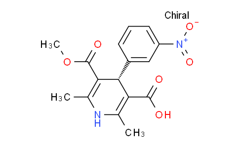 AM240955 | 76093-33-9 | (R)-5-(Methoxycarbonyl)-2,6-dimethyl-4-(3-nitrophenyl)-1,4-dihydropyridine-3-carboxylic acid