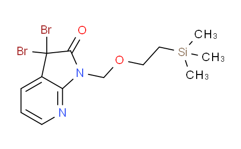 AM241001 | 879132-47-5 | 3,3-Dibromo-1-((2-(trimethylsilyl)ethoxy)methyl)-1H-pyrrolo[2,3-b]pyridin-2(3H)-one