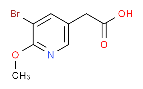 3-Bromo-2-methoxypyridine-5-acetic acid