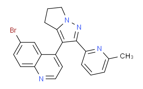 AM241020 | 476474-52-9 | 6-Bromo-4-(2-(6-methylpyridin-2-yl)-5,6-dihydro-4H-pyrrolo[1,2-b]pyrazol-3-yl)quinoline