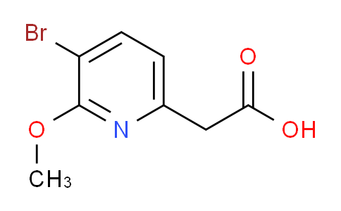 3-Bromo-2-methoxypyridine-6-acetic acid