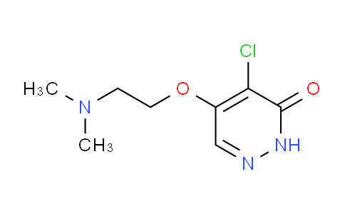 4-Chloro-5-(2-(dimethylamino)ethoxy)pyridazin-3(2H)-one