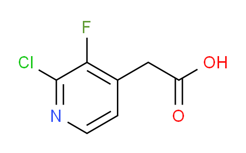 2-Chloro-3-fluoropyridine-4-acetic acid