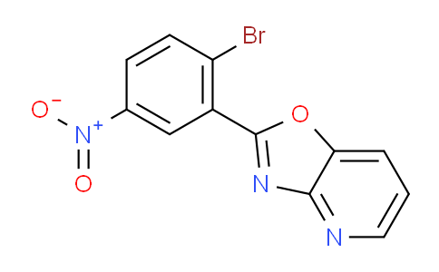2-(2-Bromo-5-nitrophenyl)oxazolo[4,5-b]pyridine