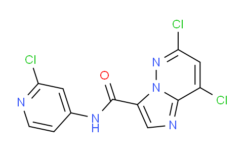 AM241090 | 1177416-21-5 | 6,8-Dichloro-N-(2-chloropyridin-4-yl)imidazo[1,2-b]pyridazine-3-carboxamide