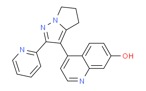 4-(2-(Pyridin-2-yl)-5,6-dihydro-4H-pyrrolo[1,2-b]pyrazol-3-yl)quinolin-7-ol