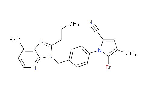 AM241217 | 142016-06-6 | 5-Bromo-4-methyl-1-(4-((7-methyl-2-propyl-3H-imidazo[4,5-b]pyridin-3-yl)methyl)phenyl)-1H-pyrrole-2-carbonitrile