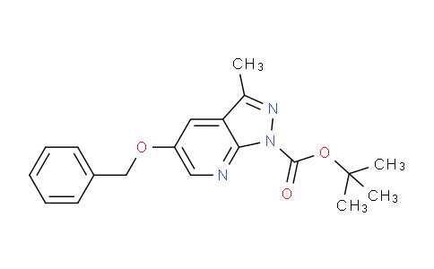 tert-Butyl 5-(benzyloxy)-3-methyl-1H-pyrazolo[3,4-b]pyridine-1-carboxylate