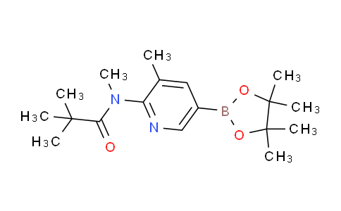 AM241249 | 1073354-77-4 | N-Methyl-N-(3-methyl-5-(4,4,5,5-tetramethyl-1,3,2-dioxaborolan-2-yl)pyridin-2-yl)pivalamide