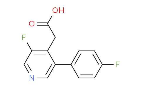 3-Fluoro-5-(4-fluorophenyl)pyridine-4-acetic acid